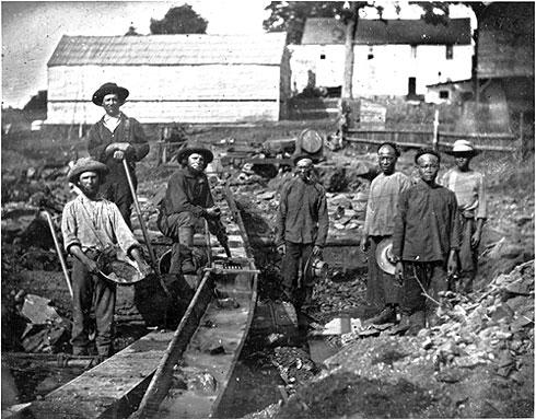 Chinese immigrants in California during the Gold Rush