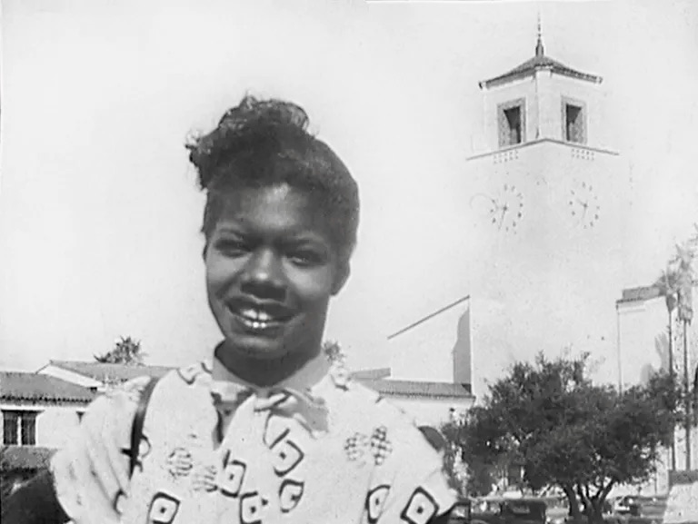 Maya Angelou, at High School in San Francisco