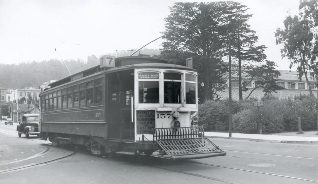 San Francisco streetcar 1940's