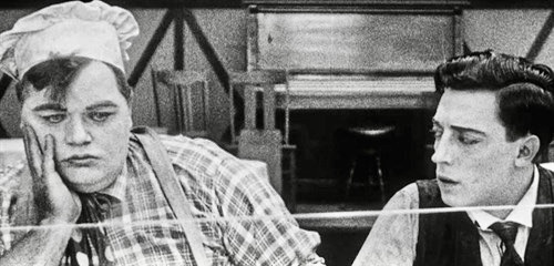 Roscoe 'Fatty' Arbuckle and Buster Keaton