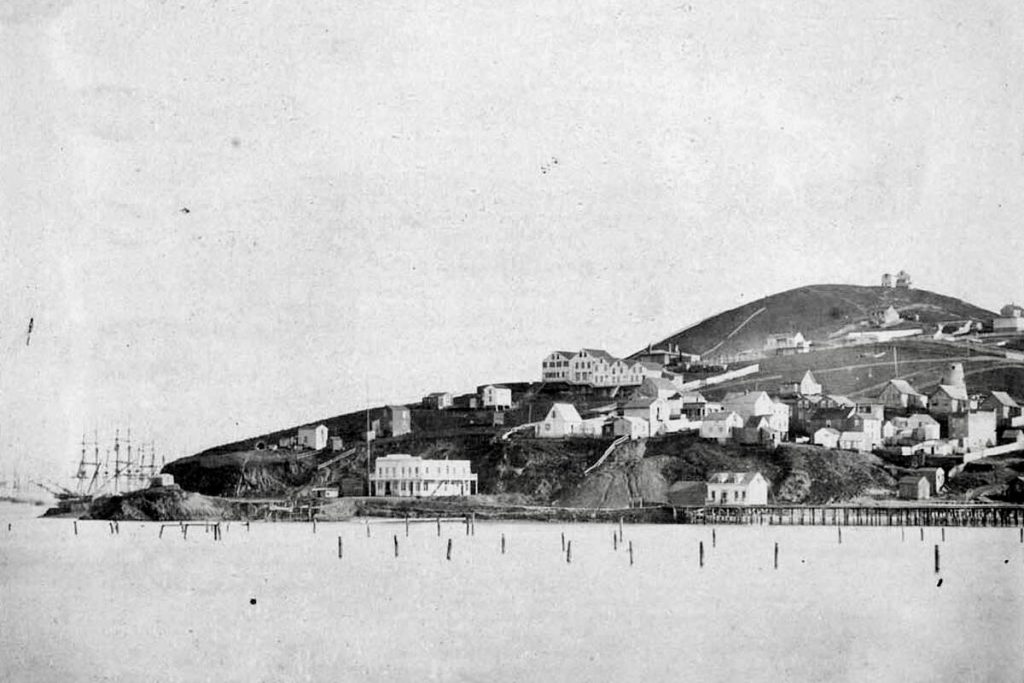 North Beach, San Francisco, 1855