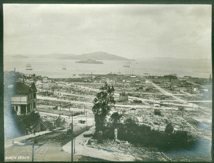 North Beach after Great Fire