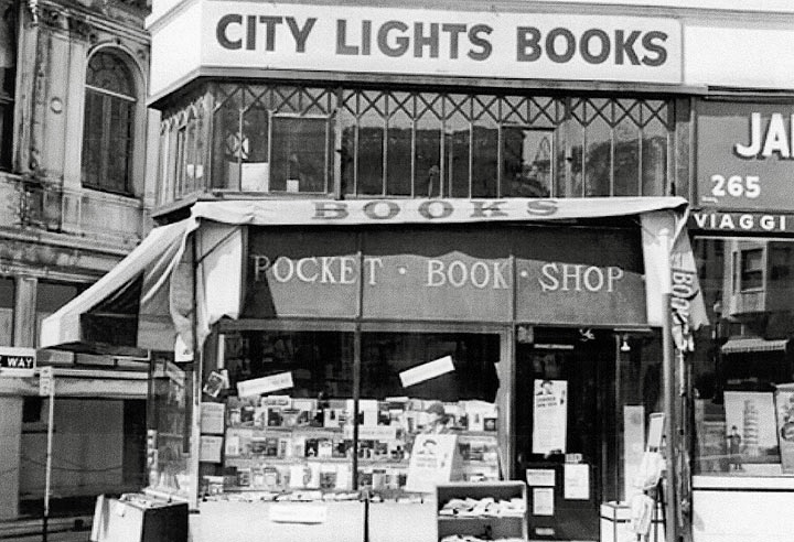 City Lights Bookstore, North Beach, 1954