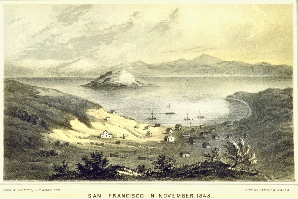 Yerba Buena Cove, 1848