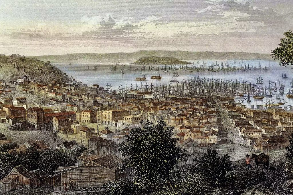San Francisco, c1851, during Gold Rush