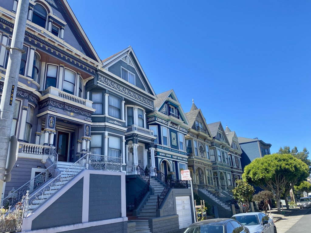 Victorian houses, Haight Ashbury, constructed late nineteenth century