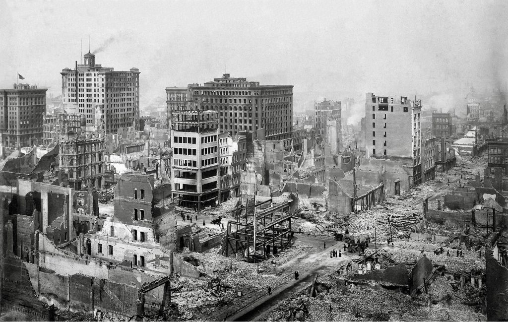 Aftermath of the Great Fire, 1906