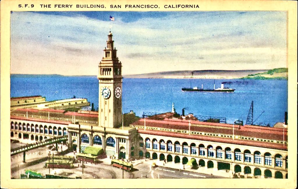 The Ferry Building survived the Great Fire