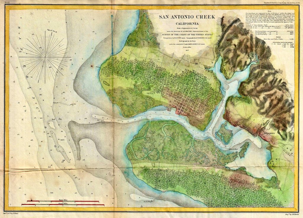 Berkeley, Oakland and Alameda, 1857