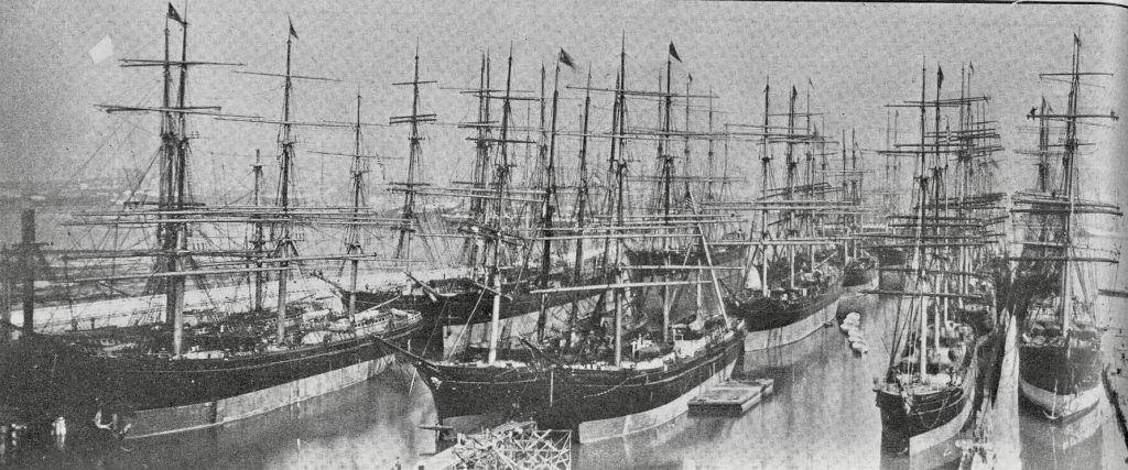 Shipbuilding in Alameda, c1902