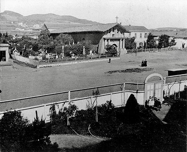 Mission Dolores, 1865