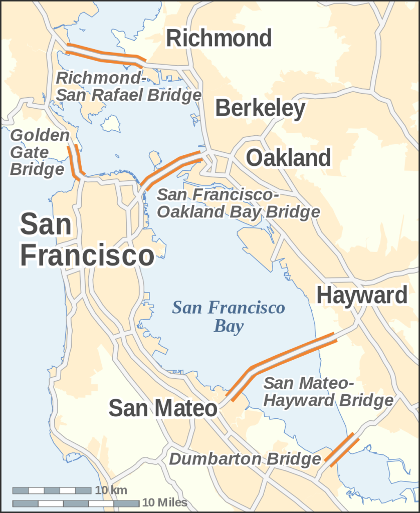 Bridges in Bay Area
