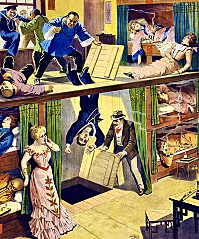 Crimping or shanghaiing operation in San Francisco