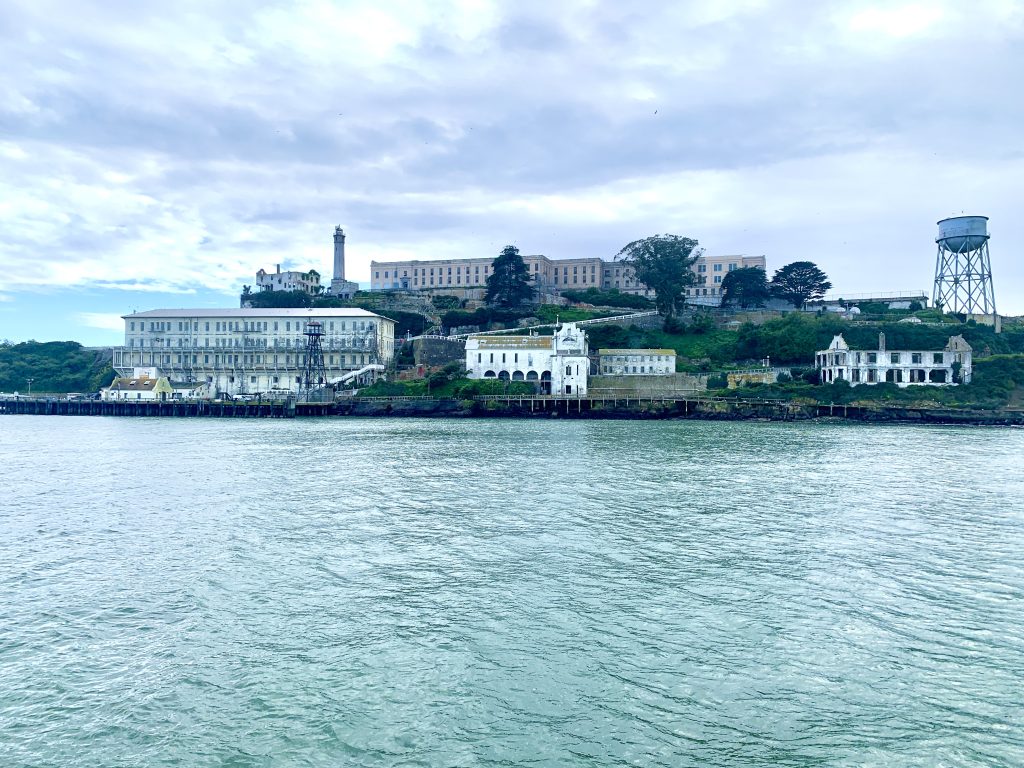 Alcatraz as seen from the Sausalito Ferry