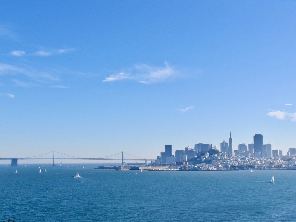San Francisco, from island