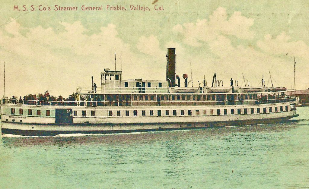 Passenger Ferry General Frisbiein in 1909