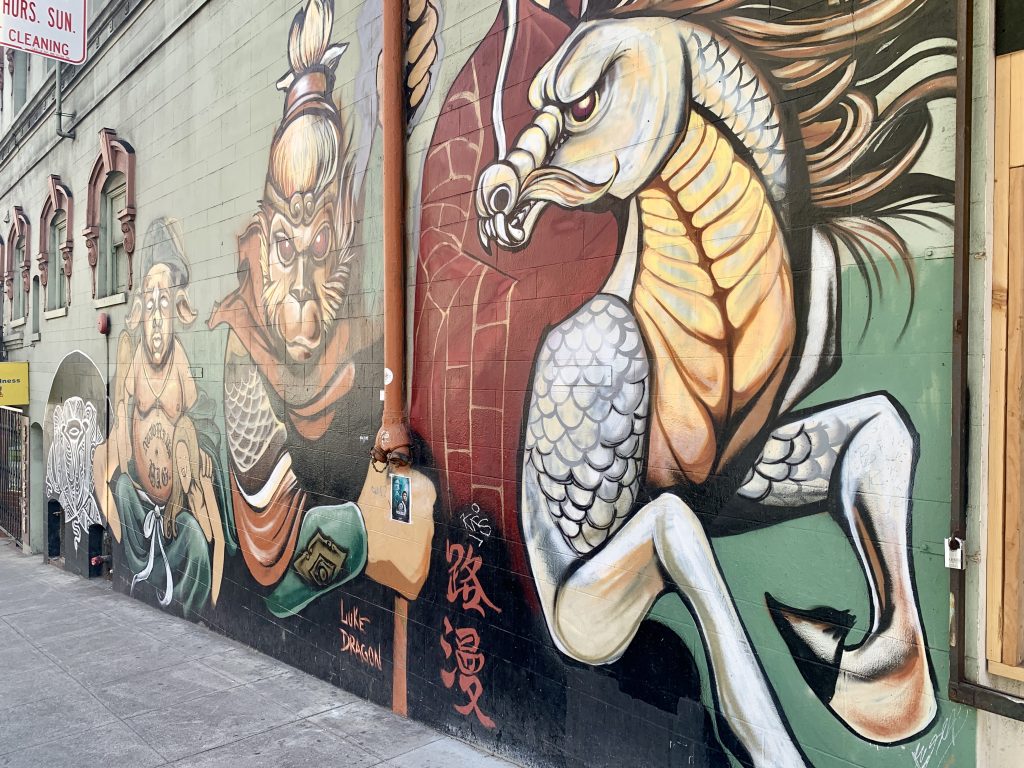 Mural in Chinatown